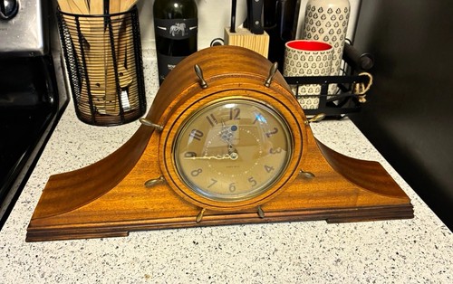 Telechron ships bell wood - telechron,